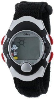 Disney Mickey Mouse Women's MCK367 Black Band Digital Watch Watches