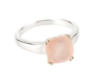 price reduction 60% square pink onyx ring by sharon mills jewellery
