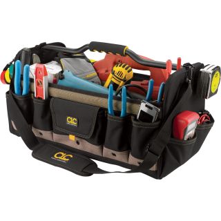 CLC 20in. 27-Pocket Open Top Soft-Sided Tool Box, Model# 1578  Tool Bags   Belts