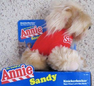 RARE The World of Annie PLUSH SANDY DOG in BOX Approx. 13" (Tail to Nose) LITTLE ORPHAN ANNIE (1982 Knickerbocker/Tribune) Toys & Games