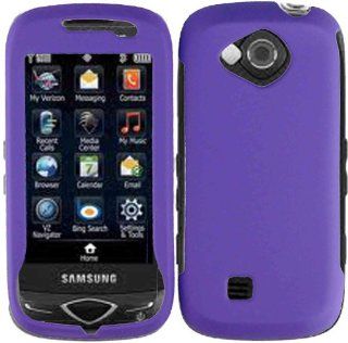 Dark Purple Hard Case Cover for Samsung Reality U820 U370 Cell Phones & Accessories