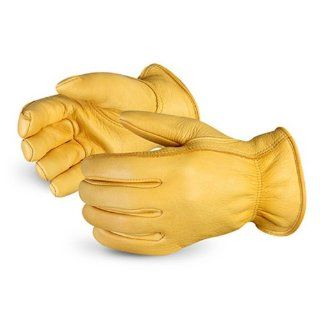 Superior 378GDFTL Endura Deluxe Grain Deerskin Leather Glove with Thinsulate Lined, X Large (Pack of 1 Pair) Work Gloves