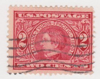 U.S.A. Stamp Scott #370 1909 2 Cent William Seward Alaska Yukon Pacific Exposition 