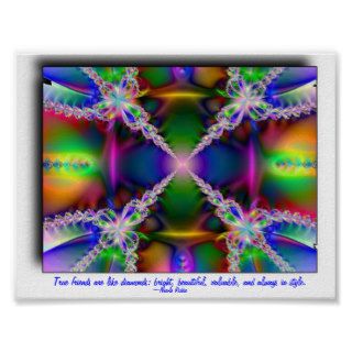 Kaleidoscope Friendship Poster