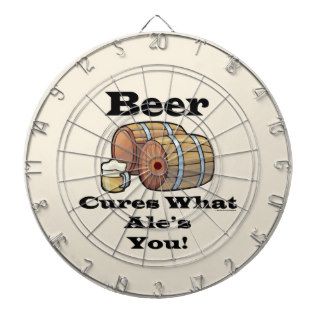 Funny Beer Humor Beer Cures What Ales You Dart Boards