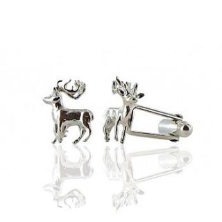 stag cufflinks by amadoria