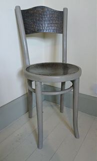 vintage painted bentwood chair by distressed but not forsaken