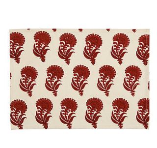 set of two aravalli carnation placemats by reason home