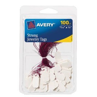 Avery Jewelry Tags, 0.8125 x 0.375 Inches, Pack of 100 (6731)  All Purpose Labels 