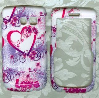 white kiss love Samsung R375C Straight Talk Phone Cover case Cell Phones & Accessories