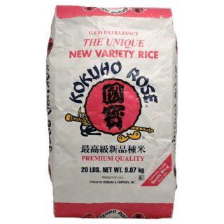 Kokuho Rose Rice, 20 pound  Dried Brown Rice  Grocery & Gourmet Food