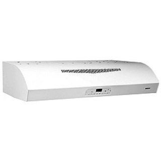 Broan QP330WW 450 CFM 30" Wide Steel Under Cabinet Range Hood with Heat SentryTM and a Single C, White Kitchen & Dining