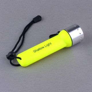 Ostart 500 LM CREE Q5 LED Diving Flashlight Torch Waterproof Scuba Light Lamp   Yellow  Sports & Outdoors