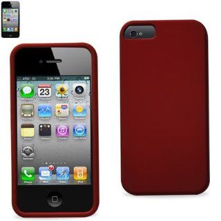 Reiko RPC10 IPHONE5RD Slim and Durable Rubberized Protective Case for iPhone 5   Retail Packaging   Red Cell Phones & Accessories
