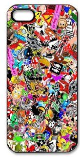 JDM Sticker Bomb Hard Case for Apple Iphone 5/5S Caseiphone 5 384 Cell Phones & Accessories