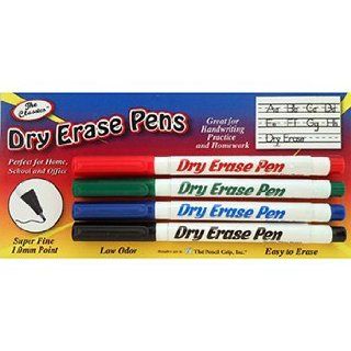 The Classics 1.0mm Super Fine Point Pen Tip Dry Erase Markers, Assorted Colors (TPG 385)  Pencil Dry Erase Marker 