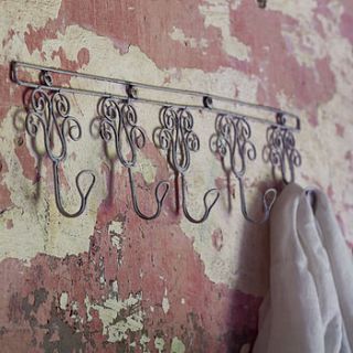 fair trade rustic wire hooks by nkuku