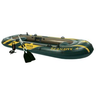 Intex Seahawk 4 Boat Set With Oars and Pump 618772