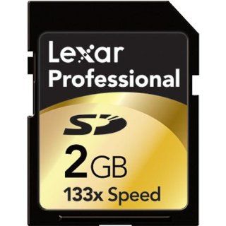 Lexar SD2GB 133 381E 2GB Professional 133x Secure Digital Electronics