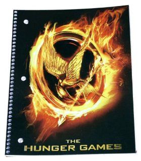 The Hunger Games Movie Notebook spiral notebook "Burning Mockingjay Poster" Toys & Games