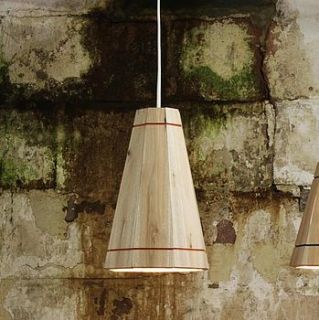 long handmade natural pendant lamp shade by factorytwentyone
