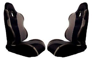 Matrix Seats Viper   (Sold as a Pair)trix Seats Viper   (Sold as a Pair) (Black/Grey) Automotive