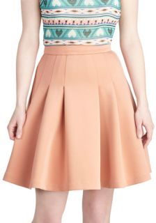 Peach and Every Day Skirt  Mod Retro Vintage Skirts