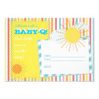 Baby Q Couples Baby Shower Invitation