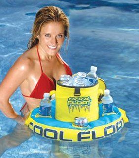 Inflatable 10 Quart Floating Ice Chest Toys & Games