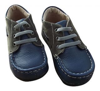 boy's two tone real leather shoes jacob by my little boots