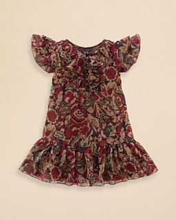 Ralph Lauren Childrenswear Girls' Floral Chiffon Dress   Sizes 2 6X's