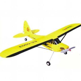 MaxSale EPO Mini Piper J3 Cub 4CH RC Remote Control Airplane ES 9903 RTF Toys & Games