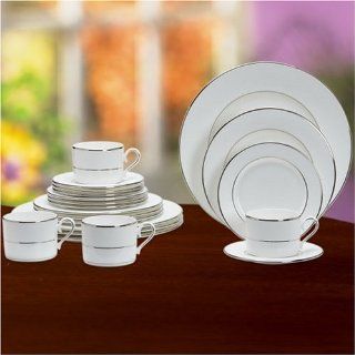 Lenox Apropos Platinum Banded Bone China Tableware Collection Kitchen & Dining
