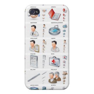 Health Care, Medical, Medicine Covers For iPhone 4