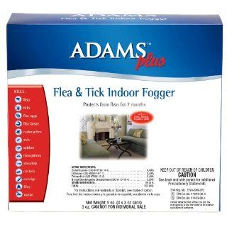 Adams 3 Pack Plus Flea Indoor Fogger, 3 Ounce  Home Pest Control Foggers 