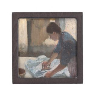 Woman Ironing, c.1876 87 (oil on canvas) Premium Trinket Boxes