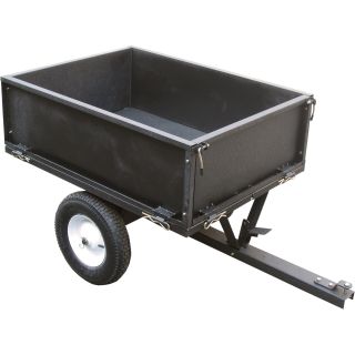 Dump Cart with Foot Pedal — 500-Lb. Capacity, 10 Cu. Ft., Model# SP22124  Lawn   Garden Utility Trailers