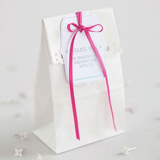 lovebrownies luxury branded wedding favour by love brownies