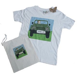 personalised four wheel drive t shirt by snap shot dragon