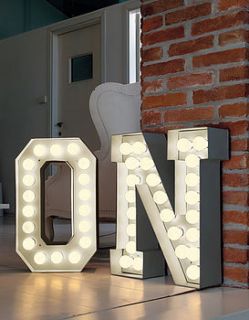 circus letter lights by i love retro