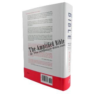 The Everyday Life Bible The Power of God's Word for Everyday Living, Amplified Version Joyce Meyer 9780446578271 Books