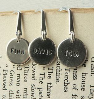 personalised silver bookmarks by suzy q