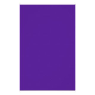 Eggplant, Violet, Indigo   Elegant Solid Color Stationery Paper