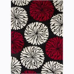 Hand tufted Mandara Floral Pattern Wool Rug (7 X 10)