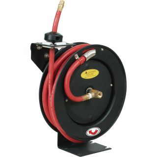 ReelWorks Air Hose Reel With Hose — 3/8in. x 25ft. Hose, Max. 300 PSI  Air Hoses   Reels