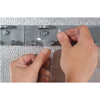 Aleco Energy-Saving PVC Strip Doors with MaxBullet Hardware — 10Ft. x 10Ft.,  Model# 455042  Strip Doors