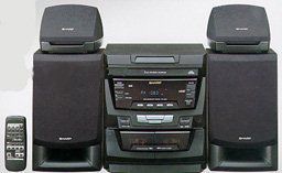 Sharp CDC420 Compact Stereo System with 3 DiscCD Player —