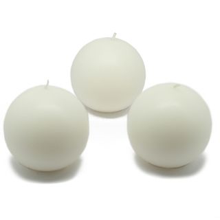 3 Inch Citronella Ball Candles (set Of 6)