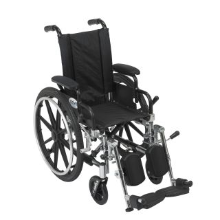 Viper 12 inch Wheelchair With Flip back Desk Arms And Front Riggings