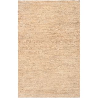 Hand woven Novicen Beige Natural Fiber Hemp Rug (2 X 3)